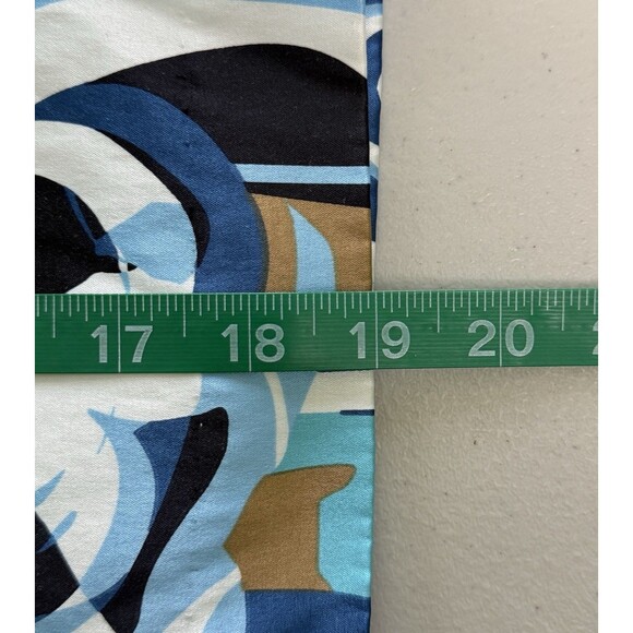 Women’s Mod Retro Floral Geometric Skort Mini Aqua Blue Stretch Golf Tennis 16 - Picture 9 of 9